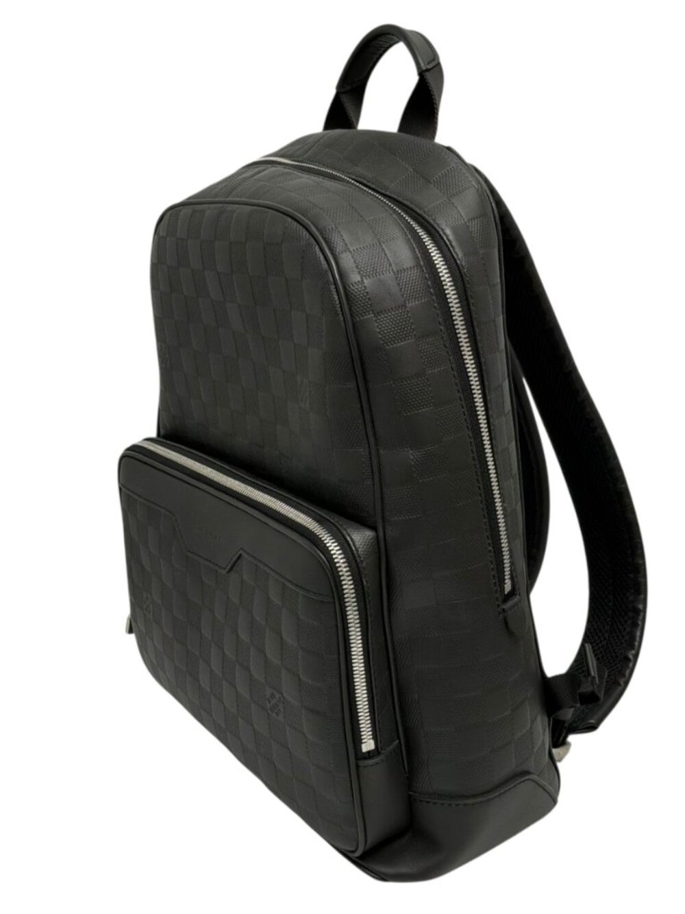 LOUIS VUITTON 2020 Black Damier Coated Canvas Infini Campus Backpack SHW